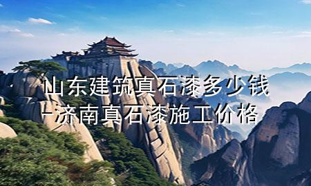 山東建筑真石漆多少錢-濟(jì)南真石漆施工價(jià)格