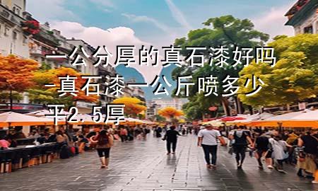 一公分厚的真石漆好嗎-真石漆一公斤噴多少平 2.5厚