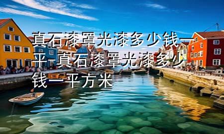 真石漆罩光漆多少錢一平-真石漆罩光漆多少錢一平方米