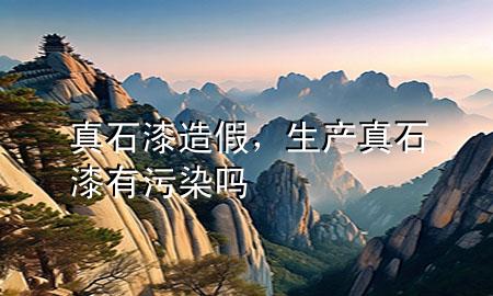 真石漆造假，生產(chǎn)真石漆有污染嗎