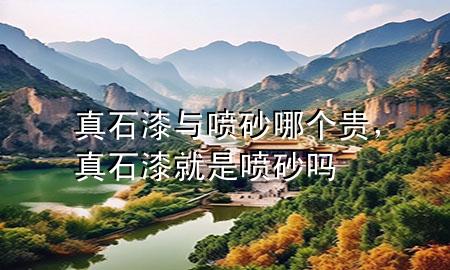 真石漆與噴砂哪個貴，真石漆就是噴砂嗎