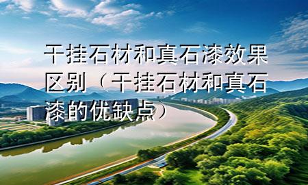 干掛石材和真石漆效果區(qū)別（干掛石材和真石漆的優(yōu)缺點(diǎn)）