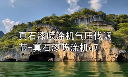 真石漆噴涂機(jī)氣壓伐調(diào)節(jié)-真石漆噴涂機(jī)q7