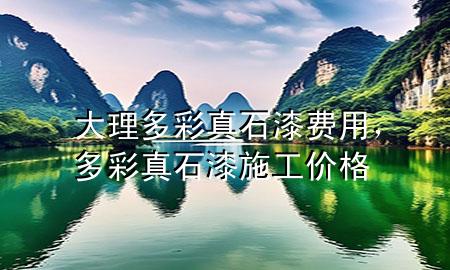 大理多彩真石漆費(fèi)用，多彩真石漆施工價(jià)格