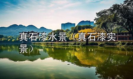 真石漆水景（真石漆實景）