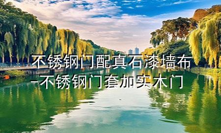 不銹鋼門(mén)配真石漆墻布-不銹鋼門(mén)套加實(shí)木門(mén)