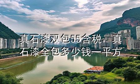 真石漆雙包55含稅，真石漆全包多少錢一平方