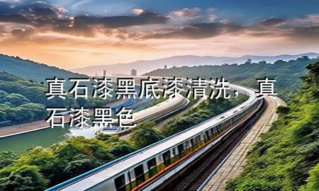 真石漆黑底漆清洗，真石漆黑色
