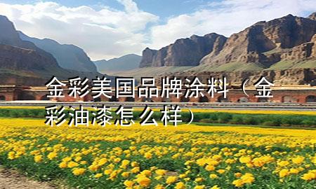 金彩美國(guó)品牌涂料（金彩油漆怎么樣）