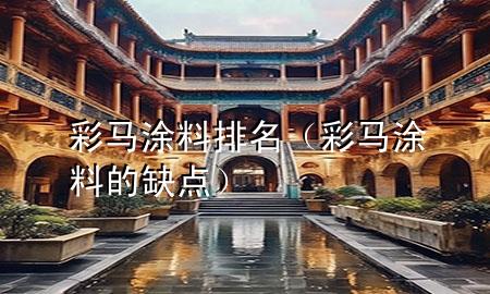 彩馬涂料排名（彩馬涂料的缺點）