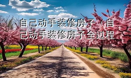 自己動(dòng)手裝修房子（自己動(dòng)手裝修房子全過(guò)程）