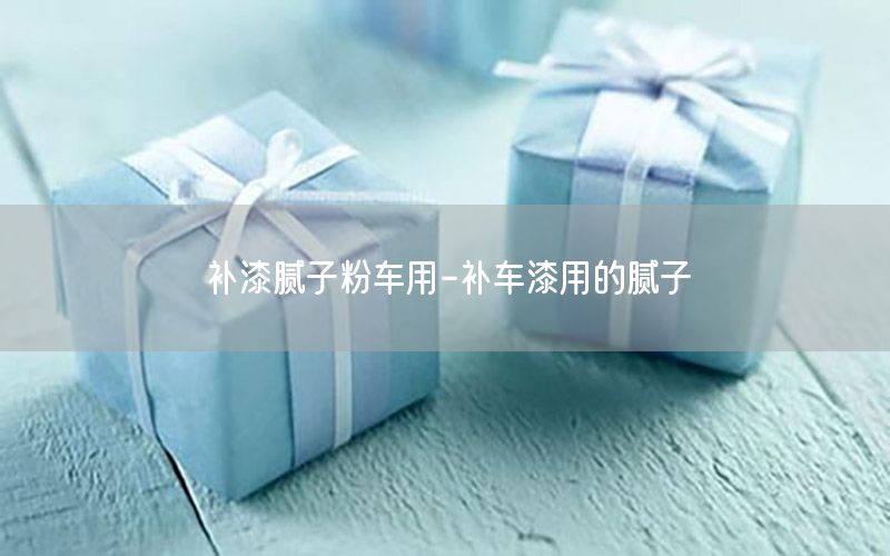 補漆膩子粉車用-補車漆用的膩子