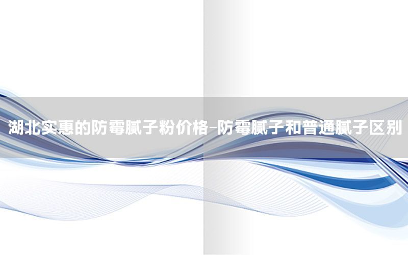 湖北實惠的防霉膩子粉價格-防霉膩子和普通膩子區(qū)別